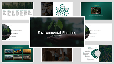 Environmental Planning — For a Greener Future branding design presentation