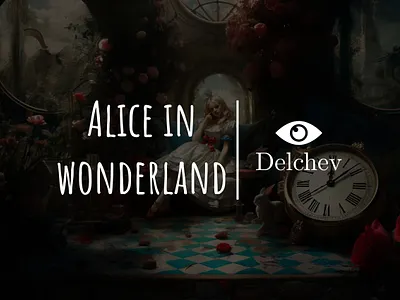Design: Alice in wonderland animation branding graphic design logo