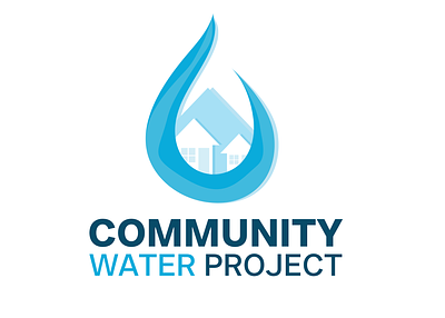 Community Water Project Logo branding graphic design logo