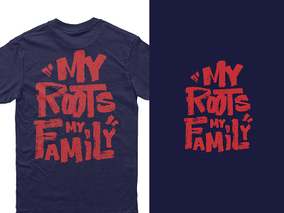 My Roots - Tee Graphic calligraphy lettering merch streetwear surf t shirt typography