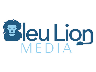 Bleu Lion Media Logo branding logo