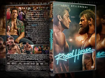 Road House 2024 DVD Cover design dvd dvdcover dvdcustomcover photoshop