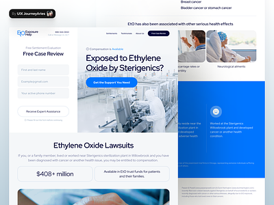 Law Firm Website For Surgical Or Medical Clinics blue clean clinics health health care hospital landing page landing pages law law firm law suit medical modern surgical ui ux website websites white