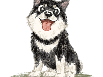 Japanese dog animal character dog illustration pet puppy
