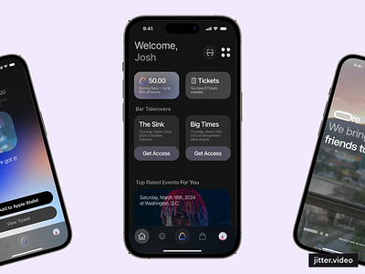 Ore® Product Design (Soft Preview) app black blue dark theme design ecom entertainment experience design gradient logo management modern music purple red sleek ui ux white yellow