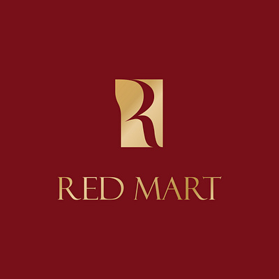 RED MART | LOGO DESIGN & BRAND IDENTITY brand brand logo branding design graphic design illustration logo logos logotype logotypo mart mart logo typography vector wine wine logo