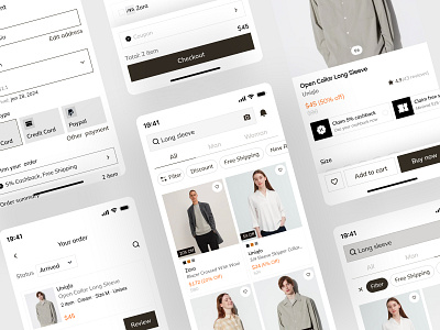 Fashion E-Commerce Mobile iOS App V2 app application design ecommerce fashion fashion app ios mobile app product design shop ui uidesign uiux