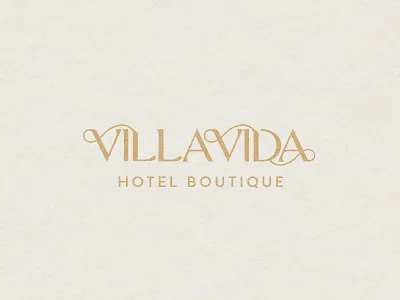 Villavida Hotel boutique dominican republic hotel hotel boutique logo logotype type illustration