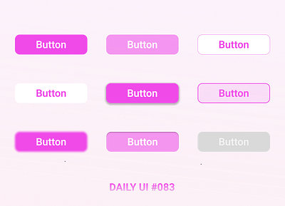 Daily UI #083- Button app design ui ux