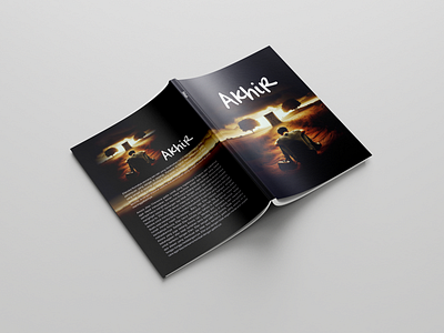 Cover Design "AKHIR" bookcover bookdesign books coverdesign desainlayout graphic design illustration layout layoutdesign noveldesign text