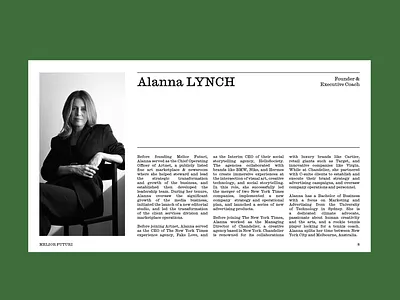 Melior Futuri Presentation Design deck design editorial graphic design layout presentation design