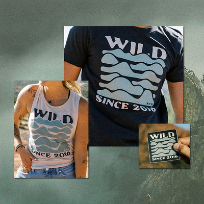 Wild Collection | Wild Sierra abstract design adventure apparel graphics branding collection design graphic art graphic design hand drawn illustration logo minimalist nature print design product design