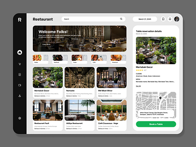 Restaurant Dashboard design food macbook rastaurant order ui restaurant ui ui ui dashboard ui desktop ui ux design