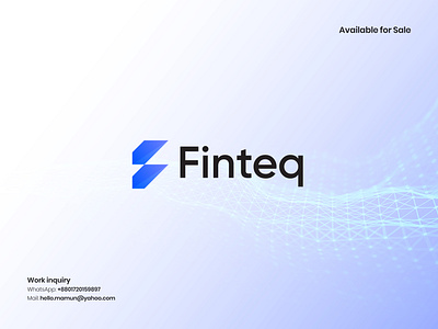 Finteq - Logo and Brand identity for Fintech platform bank logo branding designishkul digital wallet fintech logo finteq letter f logo letter mark logo logo design modern logo money logo nft logo nokshakar transaction logo web 3.0 logo web app