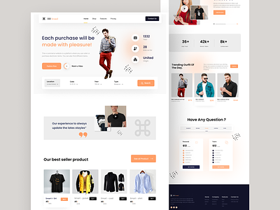 E-commerce Online shopping WebSite design interface product service startup ui ux web website
