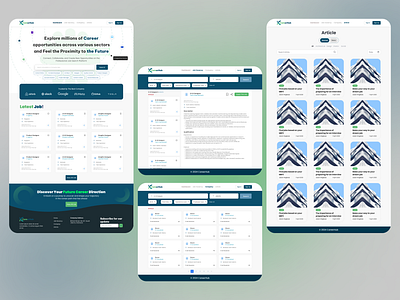 CareerHub - Job Portal career careerhub clean ui design idea job job portal job vacancy landing page platform ui ui idea ui ux ux website