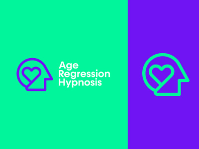 Age Regression Hypnosis _ Unused Logo Concept app icon brand identity branding head health health care logo healthcare heart logo maker logodesign love medical modern logo