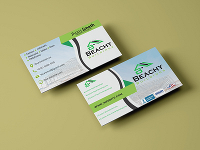 business card 3d branding graphic design logo