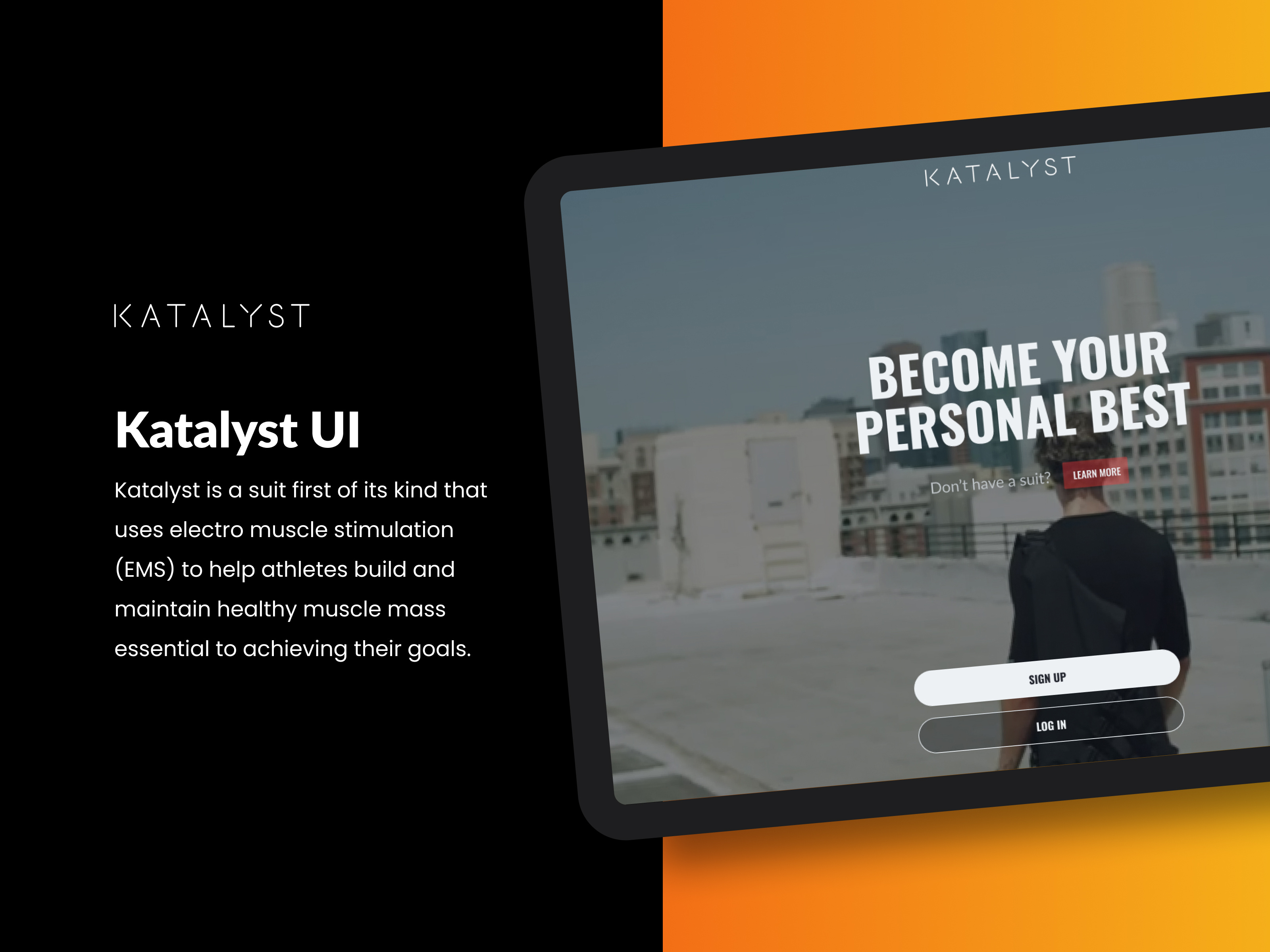Katalyst EMS Suit - UI Design app app design design product design ui ux