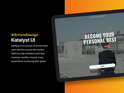 Katalyst EMS Suit - UI Design app app design design product design ui ux