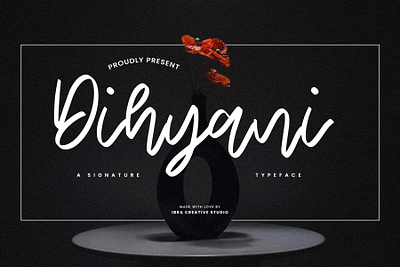 Dihyani – A Signature Typeface monoline brush