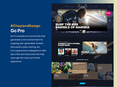 Go Pro Awards app app design design product design ui ux