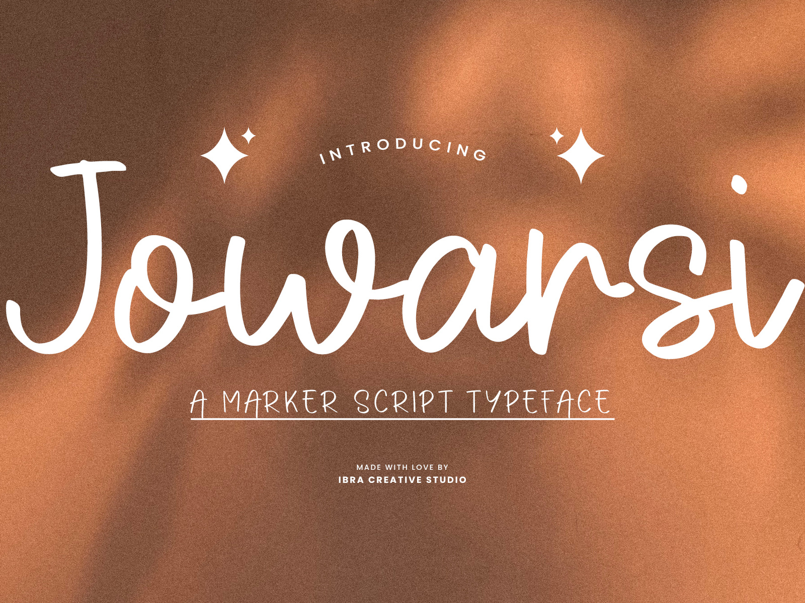 Jowarsi – A Marker Script Typeface by Ibra Creative on Dribbble