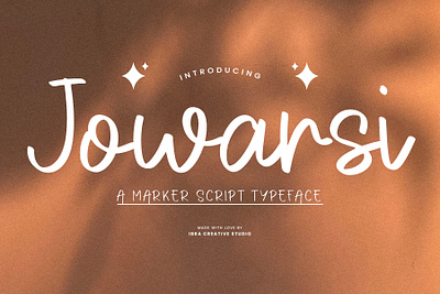 Jowarsi – A Marker Script Typeface monoline brush