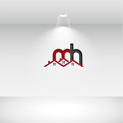 MH home logo 3d graphic design logo motion graphics