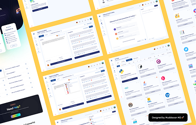 Aicoding Germany: Light Theme, Yellow Accent app ui design application design branding creative ui design dashboard design design graphic design landing page design logo ui ux web design