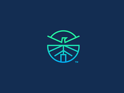 Logo | Synerhome™ blue logo brand brand identity branding design energy logo gradient graphic design graphic identity green logo house logo leaf logo logo phénix logo vector