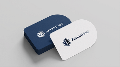 XenonHost Brand Identity agency branding cloud crypto design graphic design hosting logo nft web3