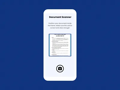 Document Scanner design figma product design ui uiux ux
