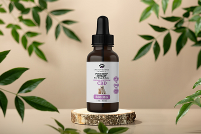 CBD Label Design product packaging box design