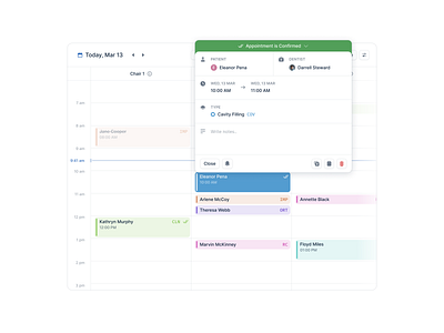 Medical Appointment appointment booking cal calendar calendly clean dentist dentistry flat healthtech medical minimal saas schedule vertical saas white