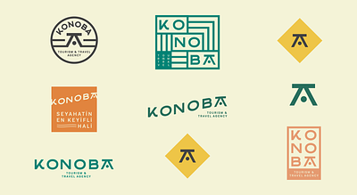 KONOBA Tourism Agency Logo branding graphic design logo