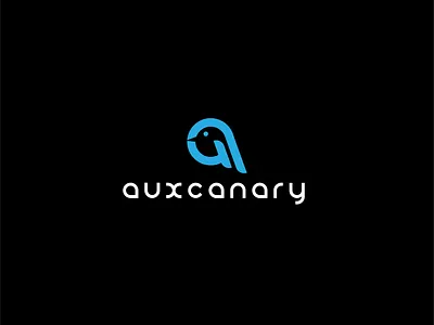 AuxCanary Logo branding design graphic design illustration logo typography vector