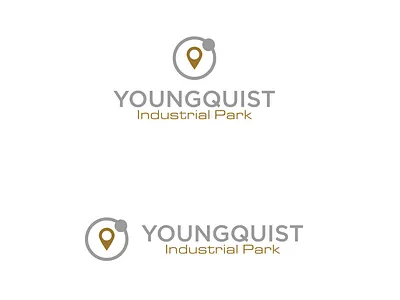 Young Quist Industrial Park Logo branding design graphic design illustration logo typography vector