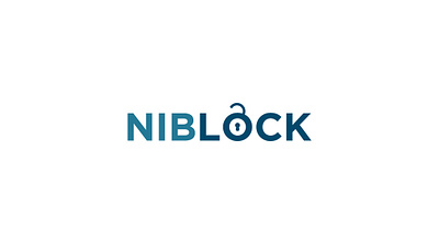 NibLock Logo branding design graphic design illustration logo typography vector