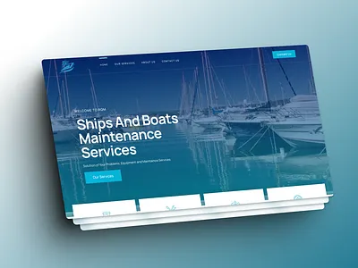 Royal Queen Marine graphic design ui