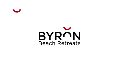 Byron Beach Retreats Logo branding design graphic design illustration logo vector