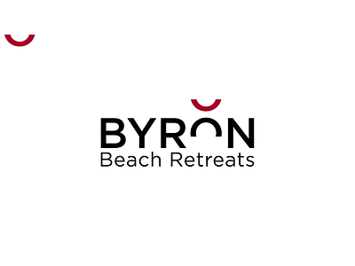 Byron Beach Retreats Logo branding design graphic design illustration logo vector