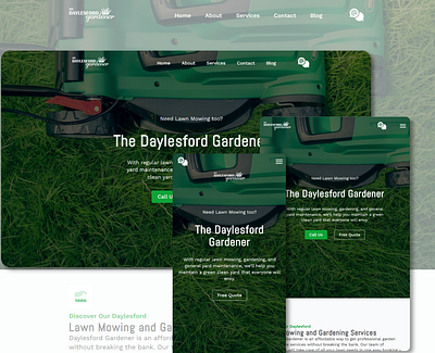 Daylesford Gardener Wordpress Website design seo web design website wordpress