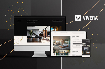 Vivera Interior - Primeum website creative website design figma landing page shopify website website design