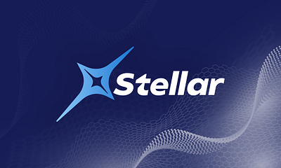 Stellar Logo branding crypto fiverr graphic design logo logo design minimalistic saas startup