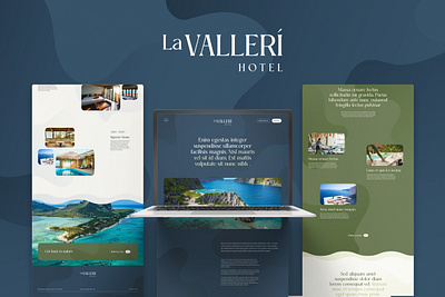 La Valleri Hotel - Primeum website creative website design figma landing page shopify website website design
