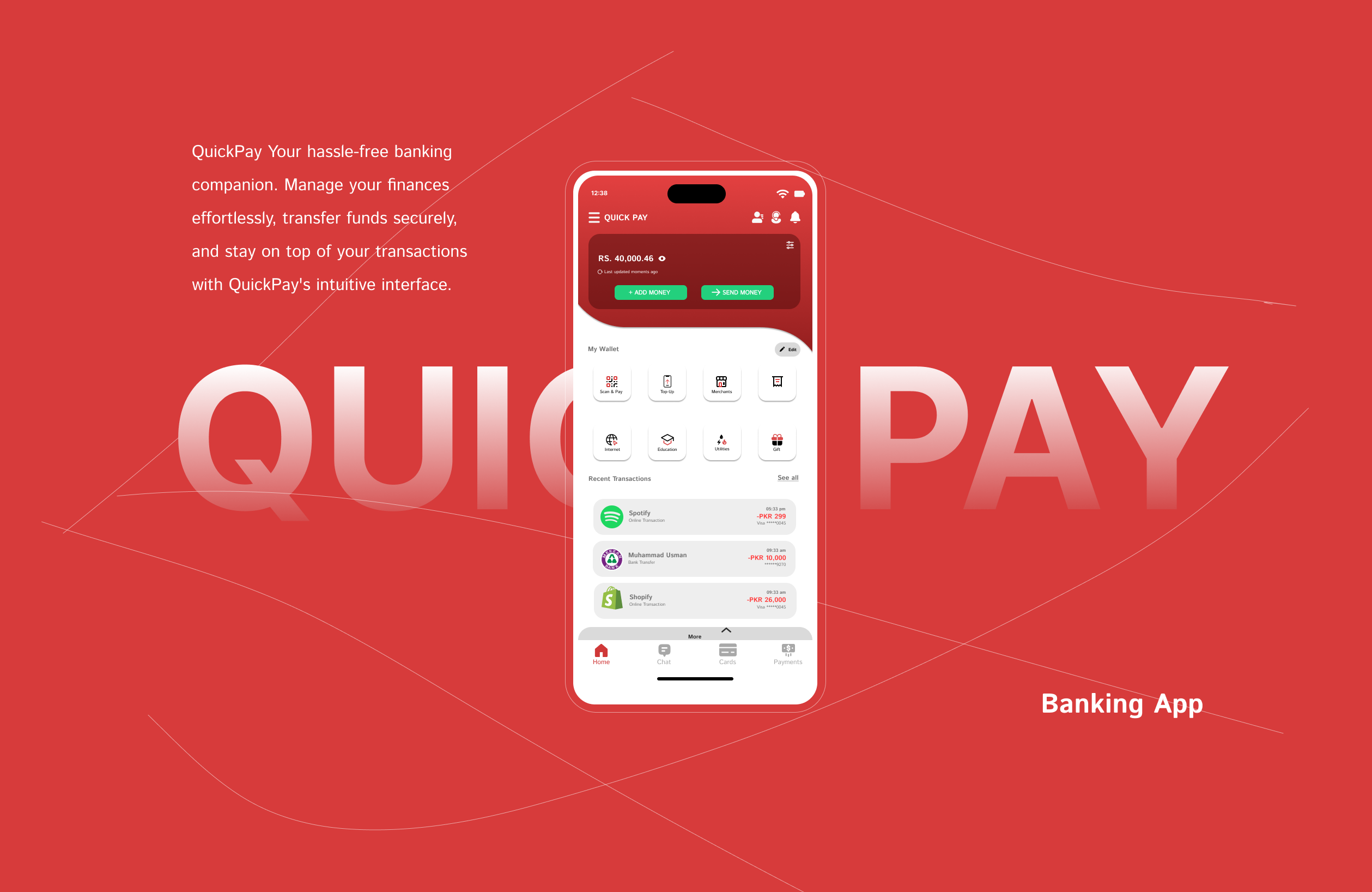 Banking Application Ui 3d animation graphic design logo motion graphics ui