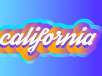California t-shirt design 3d art branding design gradient graphic design illustration logo t shirt tshiirtdesign tshirt ui ux vector