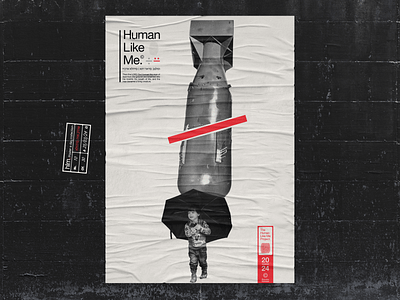 "little Boy 1945" - HLM poster collection No. 10 graphicactivism socialimpactart