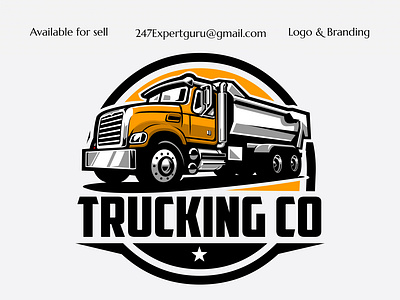 Trucking Logo Vector, Trucking Company Logo Design Premium Logo 3d animation graphic design modern logo ui